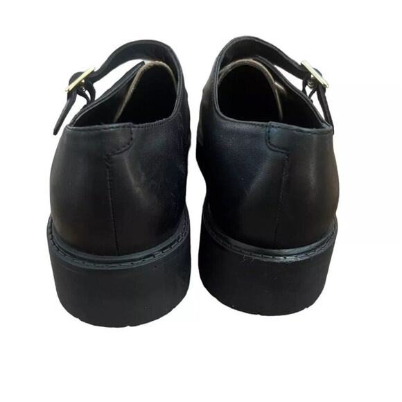 Seychelles Womens Catch Me Black/Cream Two-Tone Leather Loafers Size 9 - Picture 3 of 8